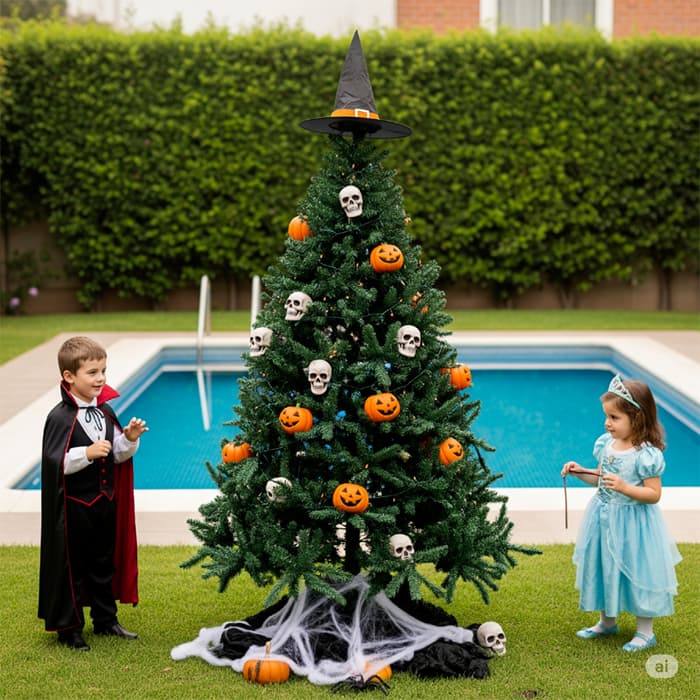arbol-de-halloween-con-ninos-jardin copia